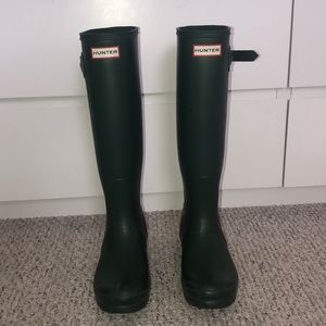 Tall Green Hunter boots